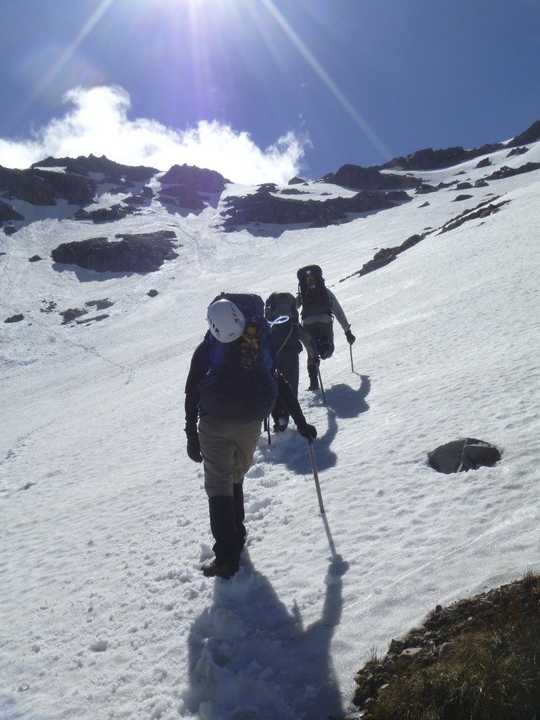 Approach to Caroline Hut.