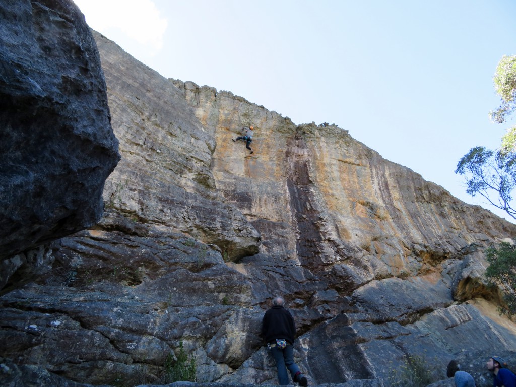 Grace on my favourite route of the day 'Nuclear Error' (19*)