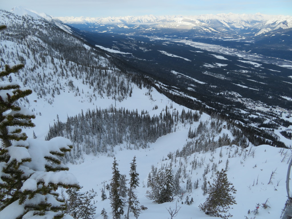 View from top of 'Consequence'.